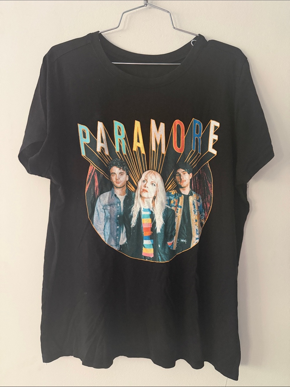 Paramore Womens Black Graphic Band Tee